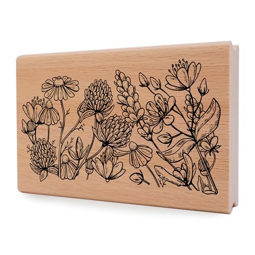 NEWSTAMPS Stempel Blumenwiese 03 Motivstempel aus Holz & Gummi zum Karten und Geschenke basteln, Holzstempel für Blumen, Pflanzen, Floral, Wiese, Gräser, Scrapbook, Textilstempel, Deko, Freunde NEWSTAMPS Stempel Blumenwiese 03 Motivstempel aus Holz & Gummi zum Karten und Geschenke basteln, Holzstempel für Blumen, Pflanzen, Floral, Wiese, Gräser, Scrapbook, Textilstempel, Deko, Freunde von NEWSTAMPS DIE STEMPELMACHER