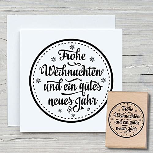 NEWSTAMPS Stempel Frohe Weihnachten Label Motivstempel aus Holz & Gummi zum Karten und Geschenke basteln, Holzstempel für Weihnachtskarte, Advent, Schrift, Scrapbook, Textilstempel, Deko, Freunde NEWSTAMPS Stempel Frohe Weihnachten Label Motivstempel aus Holz & Gummi zum Karten und Geschenke basteln, Holzstempel für Weihnachtskarte, Advent, Schrift, Scrapbook, Textilstempel, Deko, Freunde von NEWSTAMPS DIE STEMPELMACHER