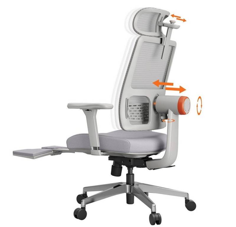 NEWTRAL Drehstuhl Magic-Pro Ergonomischer Bürostuhl, Gaming-Stuhl, Adaptive Unterstützung des unteren Rückens, Verstellbare Armlehne von NEWTRAL