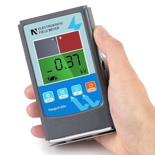 NEWTRY FMX003 Elektrostatischer Tester/Statischer Elektrizität Tester/Statisches Feldmessgerät/Lonisator Tester von NEWTRY