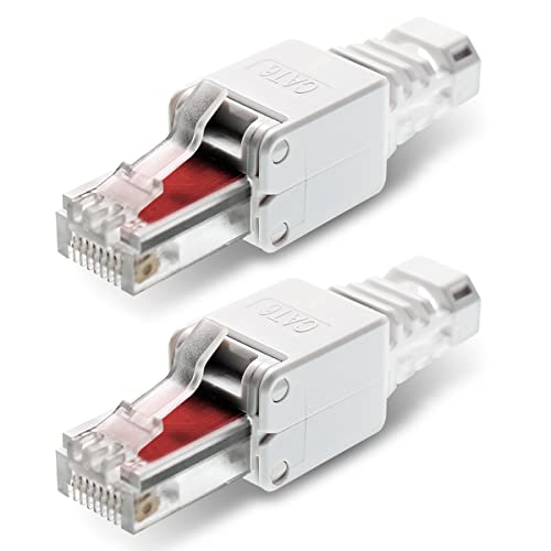 NEXMEX 2x RJ45 CAT 6 Netzwerkstecker werkzeuglos 250 MHz UTP Crimpstecker Stecker ohne Werkzeug für CAT6 CAT6A CAT5e Netzwerkkabel Patchkabel Verlegekabel AWG 22-26 Kabel Ø bis 7,5 mm Ethernet LAN NEXMEX 2x RJ45 CAT 6 Netzwerkstecker werkzeuglos 250 MHz UTP Crimpstecker Stecker ohne Werkzeug für CAT6 CAT6A CAT5e Netzwerkkabel Patchkabel Verlegekabel AWG 22-26 Kabel Ø bis 7,5 mm Ethernet LAN von NEXMEX