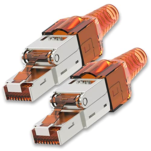 NEXMEX Netzwerkstecker 2X Cat 7 werkzeuglos CAT7 CAT7A RJ45 LAN UTP 600MHz Kabel Stecker ohne Werkzeug Crimpstecker werkzeugfrei CAT6a CAT6 CAT5 für Verlegekabel Patchkabel Netzwerkkabel NEXMEX Netzwerkstecker 2X Cat 7 werkzeuglos CAT7 CAT7A RJ45 LAN UTP 600MHz Kabel Stecker ohne Werkzeug Crimpstecker werkzeugfrei CAT6a CAT6 CAT5 für Verlegekabel Patchkabel Netzwerkkabel von NEXMEX