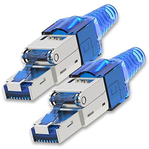 NEXMEX Netzwerkstecker 2x Cat 7 werkzeuglos CAT7 CAT7A RJ45 LAN UTP 600MHz Kabel Stecker ohne Werkzeug Crimpstecker werkzeugfrei CAT6a CAT6 CAT5 für Verlegekabel Patchkabel Netzwerkkabel NEXMEX Netzwerkstecker 2x Cat 7 werkzeuglos CAT7 CAT7A RJ45 LAN UTP 600MHz Kabel Stecker ohne Werkzeug Crimpstecker werkzeugfrei CAT6a CAT6 CAT5 für Verlegekabel Patchkabel Netzwerkkabel von NEXMEX