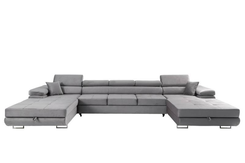 NEXT COLLECTION Ecksofa ALONZO MAXI U, Verstellbare Kopfstützen, Couc mit Bettfunktion, Bettzeugcontainer NEXT COLLECTION Ecksofa ALONZO MAXI U, Verstellbare Kopfstützen, Couc mit Bettfunktion, Bettzeugcontainer von NEXT COLLECTION