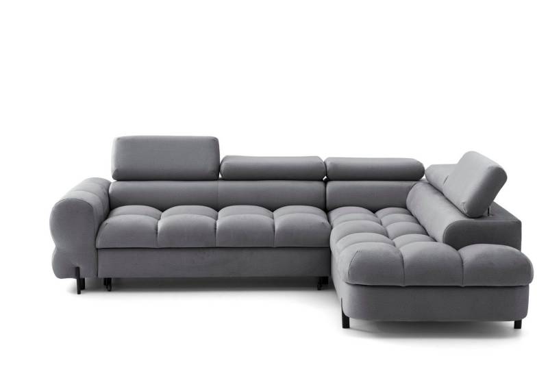 NEXT COLLECTION Ecksofa BOUL L, Verstellbare Kopfstützen, Schlaffunktion von NEXT COLLECTION