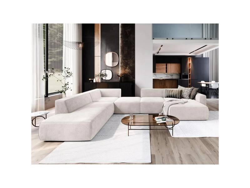 NEXT COLLECTION Ecksofa DREAM SET 7, Keine Schlaffunktion, Modernes Design, Modularer Aufbau, Füllung: HR-Schaum + Wellfeder von NEXT COLLECTION