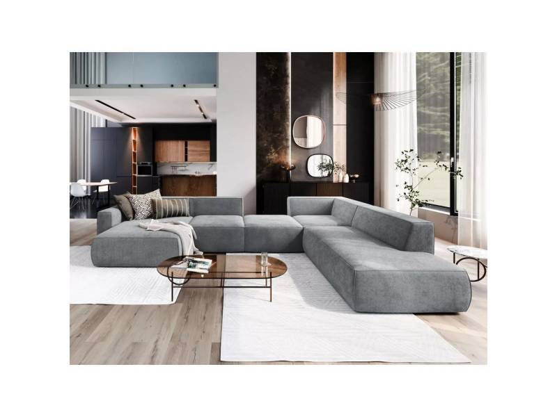NEXT COLLECTION Ecksofa DREAM SET 7, Keine Schlaffunktion, Modernes Design, Modularer Aufbau, Füllung: HR-Schaum + Wellfeder von NEXT COLLECTION