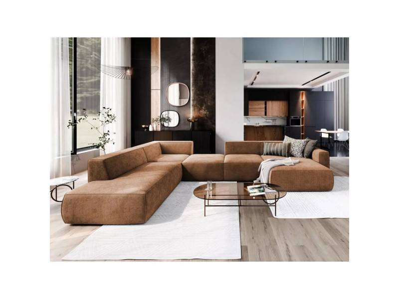 NEXT COLLECTION Ecksofa DREAM SET 7, Keine Schlaffunktion, Modernes Design, Modularer Aufbau, Füllung: HR-Schaum + Wellfeder von NEXT COLLECTION
