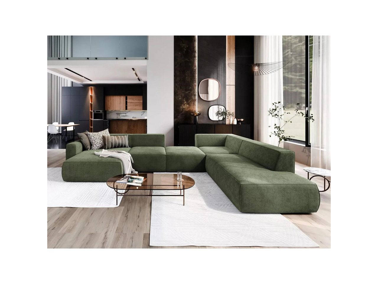 NEXT COLLECTION Ecksofa DREAM SET 7, Keine Schlaffunktion, Modernes Design, Modularer Aufbau, Füllung: HR-Schaum + Wellfeder NEXT COLLECTION Ecksofa DREAM SET 7, Keine Schlaffunktion, Modernes Design, Modularer Aufbau, Füllung: HR-Schaum + Wellfeder von NEXT COLLECTION