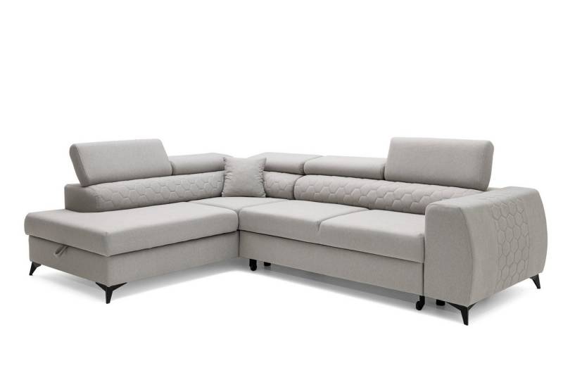 NEXT COLLECTION Ecksofa ECKSOFA COMFY, Verstellbare Kopfstützen, Bettwäscheaufbewahrung, Schlaffunktion von NEXT COLLECTION
