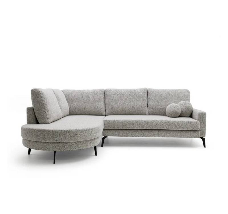 NEXT COLLECTION Ecksofa MAYA, Dekorative kugelförmige Kissen, Hohe Metallfüße, HR-Schaum + Wellfeder, keine Schlaffunktion NEXT COLLECTION Ecksofa MAYA, Dekorative kugelförmige Kissen, Hohe Metallfüße, HR-Schaum + Wellfeder, keine Schlaffunktion von NEXT COLLECTION