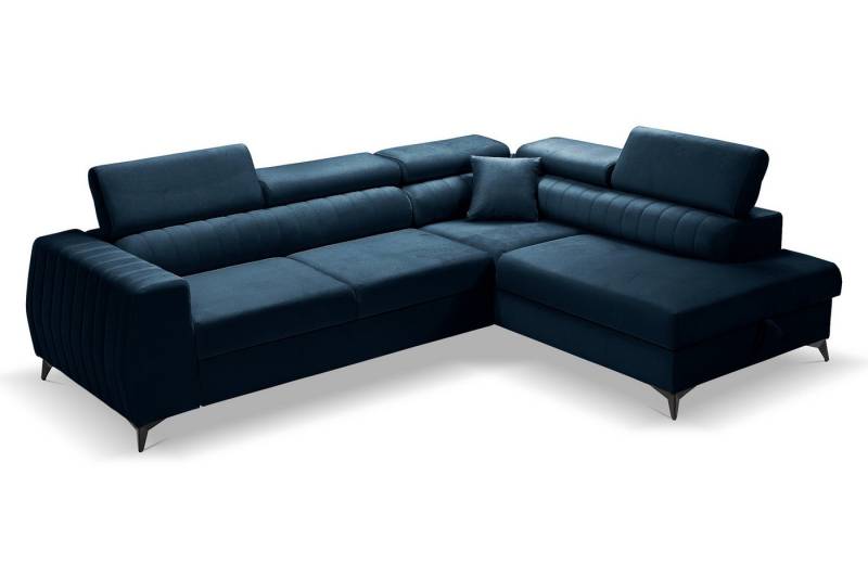NEXT COLLECTION Ecksofa PIERO L, Verstellbare Kopfstützen, mit Schalffunktion, mit Bettkasten, elegante vertikale Nähte NEXT COLLECTION Ecksofa PIERO L, Verstellbare Kopfstützen, mit Schalffunktion, mit Bettkasten, elegante vertikale Nähte von NEXT COLLECTION