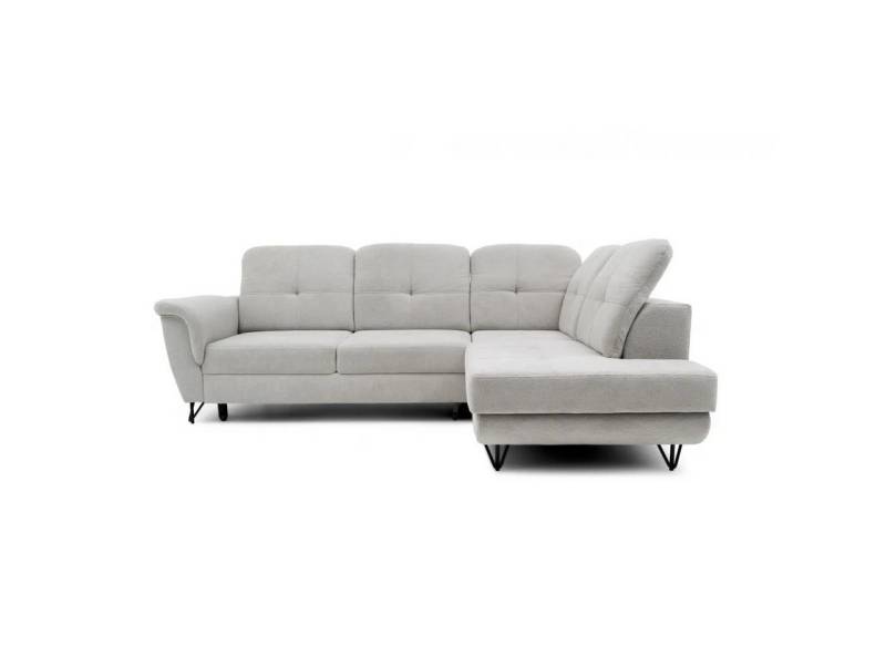 NEXT COLLECTION Ecksofa PIRI, B:240/T:183/H:94CM, Verstellbare Rückenlehne, T30-Schaum + gewellte Feder, hohe Metallfüße von NEXT COLLECTION
