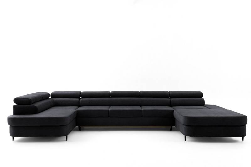 NEXT COLLECTION Ecksofa PRIAM MAXI U, Schlaffunktion, hohe Metallbeine, Inklusive Montage von NEXT COLLECTION