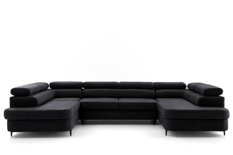 NEXT COLLECTION Ecksofa PRIAM Maxi U2, Schlaffunktion 2x Bettkasten XXL U-Form Verstellbare Kopfstützen, mit Bettkasten von NEXT COLLECTION