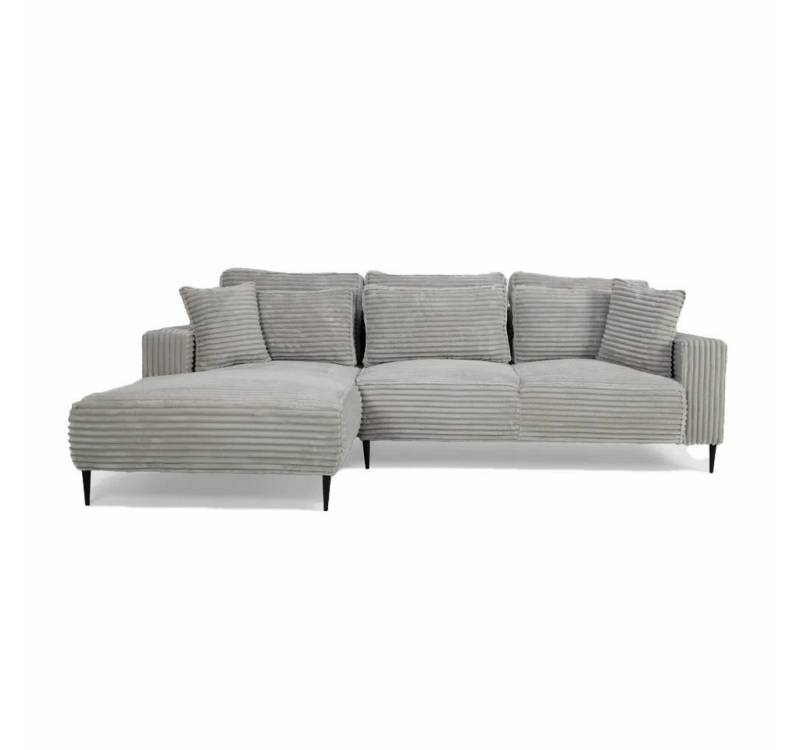 NEXT COLLECTION Ecksofa SUSAN, Keine Schlaffunktion, Hohe Metallfüße, viele dekorative Kissen, weicher und fühlbarer Stoff von NEXT COLLECTION