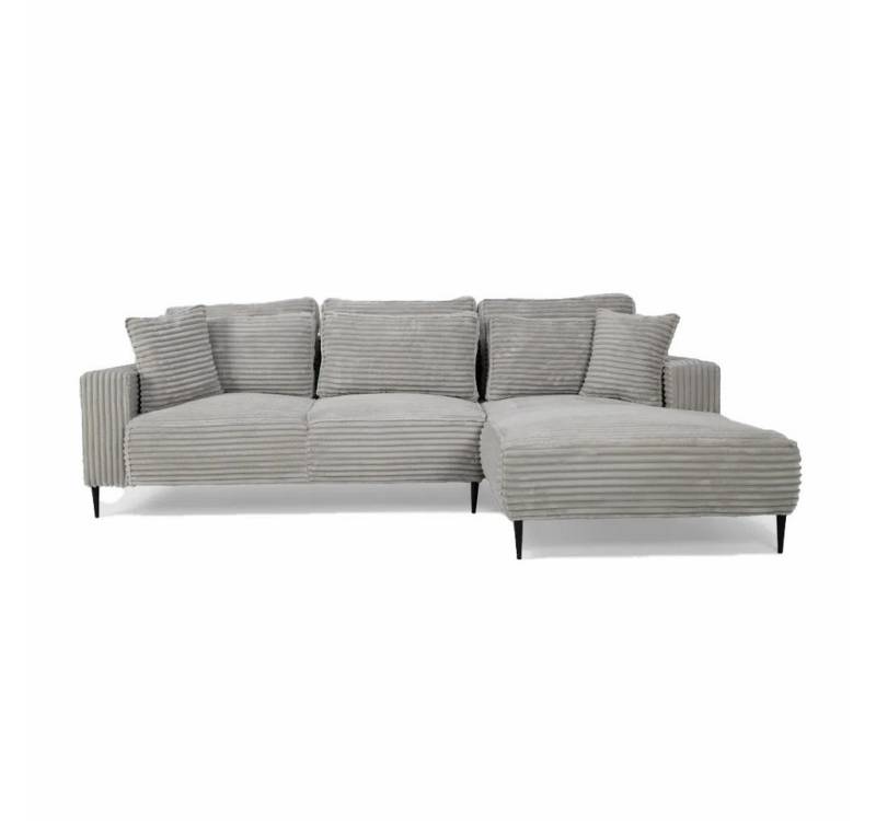 NEXT COLLECTION Ecksofa SUSAN, Keine Schlaffunktion, Hohe Metallfüße, viele dekorative Kissen, weicher und fühlbarer Stoff von NEXT COLLECTION