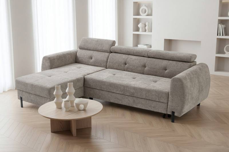 NEXT COLLECTION Ecksofa VALT, Universeller Aufbau, mit verstellbare Kopfstützen, Schlaffunktion mit 130x210 cm Liegefläche NEXT COLLECTION Ecksofa VALT, Universeller Aufbau, mit verstellbare Kopfstützen, Schlaffunktion mit 130x210 cm Liegefläche von NEXT COLLECTION