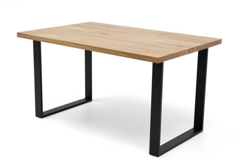 NEXT COLLECTION Esstisch CRAFT 140X90, Eichenholzplatte, Metallbeine von NEXT COLLECTION