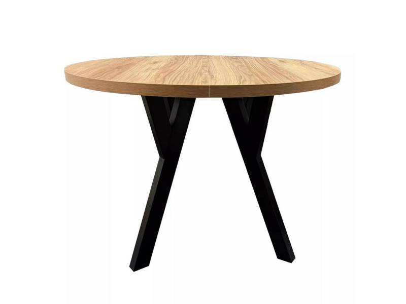 NEXT COLLECTION Esstisch ROUND, Metallbeine, Tischplatte in Holzoptik von NEXT COLLECTION