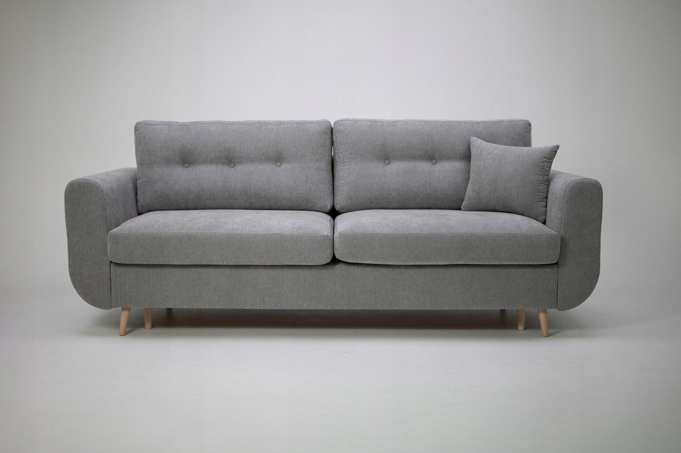 NEXT COLLECTION Sofa ANDY 3-SITZER, Hohe Holzbeine, automatische Klappvorrichtung, Lose Rückenkissen, große Liegefläche NEXT COLLECTION Sofa ANDY 3-SITZER, Hohe Holzbeine, automatische Klappvorrichtung, Lose Rückenkissen, große Liegefläche von NEXT COLLECTION