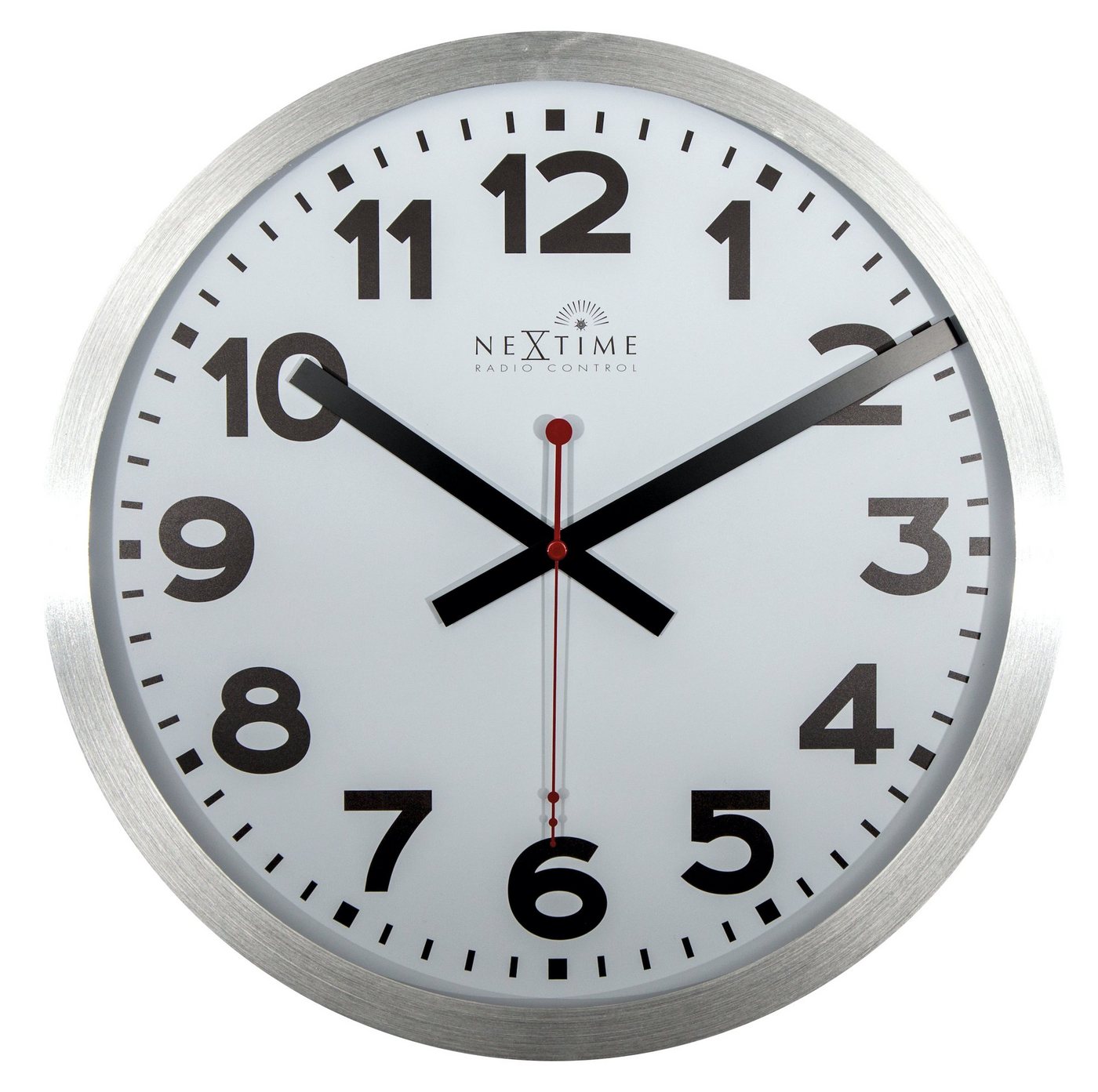 NEXTIME Wanduhr 3999 (im klassischen Bahnhofsuhr-Design) von NEXTIME