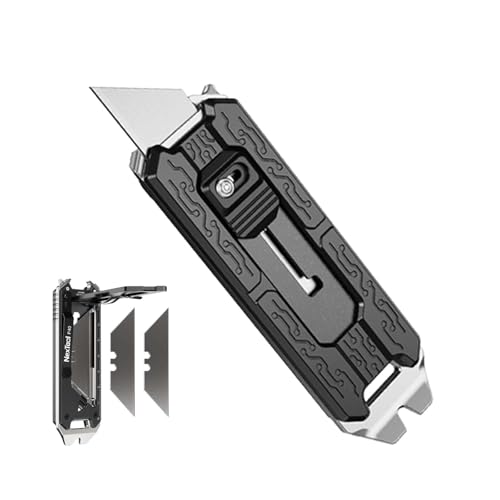 NexTool E20 Multitool Mini Cuttermesser,8-in-1 Klappmesser Multi Tool,Kompaktes EDC-Werkzeug mit Magazin 3-Blade Auto-Change&Storage,Camping&Wander,Taschenmesser für DIY&Outdoor,Geschenk für Männer von NEXTOOL