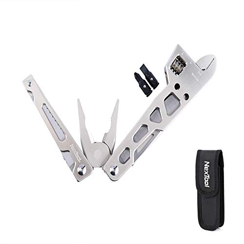 Multifunktionswerkzeug mit Mini-Werkzeugen, Mehrzweck-Taschen-Multifunktionszange aus robustem Edelstahl von NEXTORCH