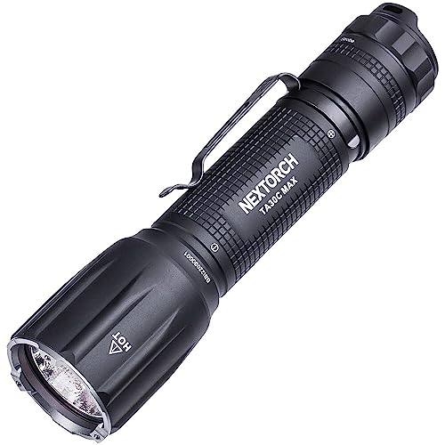 NEXTORCH TA30C MAX - 3000 Lumen Taktische LED Taschenlampe - Nano Keramik Glasbrecher - Stroboskopfunktion von NEXTORCH