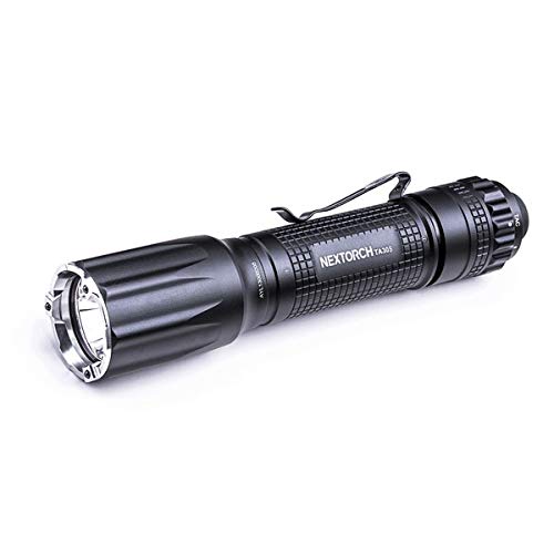 NEXTORCH TA30S 2019 Tactical LED Taschenlampe, 1300 Lumen, Kopf mit Nano- Keramik Glasbrecher von NEXTORCH