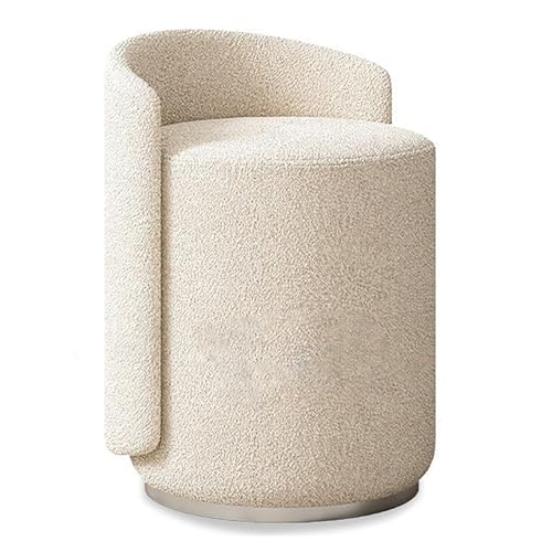 360° Drehbarer Schminkstuhlhocker for Schminkraum, Schminkstuhl Mit Niedriger Rückenlehne, Moderner Stuhl for Schminktisch, for Schlafzimmer-Schminktisch(C) von NEYTIIR