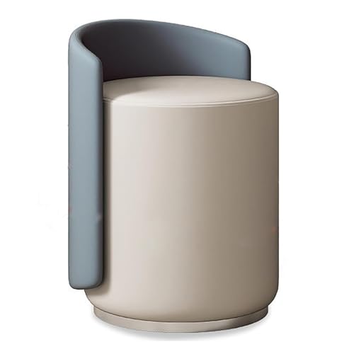 360° Drehbarer Schminkstuhlhocker for Schminkraum, Schminkstuhl Mit Niedriger Rückenlehne, Moderner Stuhl for Schminktisch, for Schlafzimmer-Schminktisch(D) von NEYTIIR