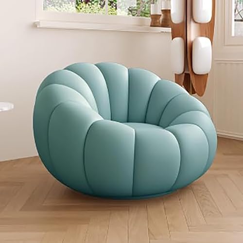 Drehbarer Akzentstuhl, Bequemer Wollstuhl for Wohnzimmer Und Schlafzimmer, Einzelner Sofastuhl, Runder Dreh-Akzentstuhl, Eckstuhl(C) von NEYTIIR