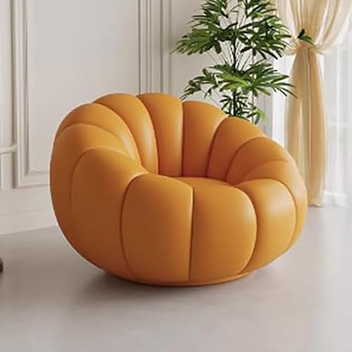 Drehbarer Akzentstuhl, Bequemer Wollstuhl for Wohnzimmer Und Schlafzimmer, Einzelner Sofastuhl, Runder Dreh-Akzentstuhl, Eckstuhl(D) von NEYTIIR
