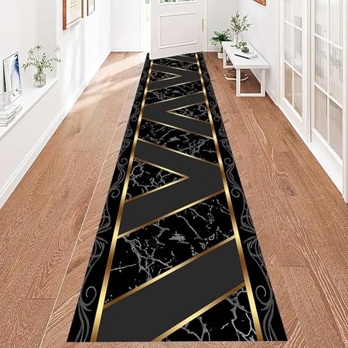 Küchenteppich Teppich Läufer Küchenläufer,küchenläufer Waschbar rutschfest Küchenmatte, Staubdicht Fußmatte Für Drinnen, Anti-Müdigkeit Teppichläufer(B,60x180cm) von NEYTIIR