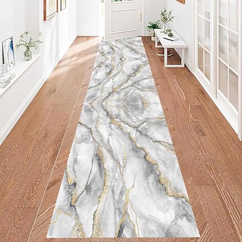 Küchenteppich Teppich Läufer Küchenläufer,küchenläufer Waschbar rutschfest Küchenmatte, Staubdicht Fußmatte Für Drinnen, Anti-Müdigkeit Teppichläufer(L,120x300cm) von NEYTIIR