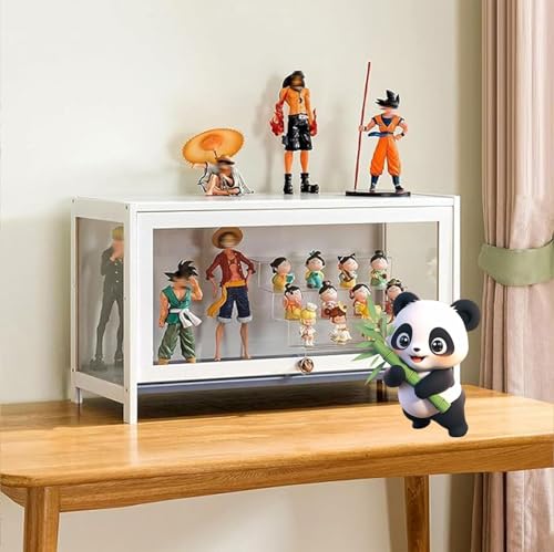 NEYTIIR Acryl Sammlung Vitrine,Sammlung Vitrine, Natürlicher Bambus Rahmen, Staubdicht, Passend Für Haus Und Büro Gebrauch(Color 1,60x33x40cm) von NEYTIIR