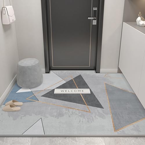 NEYTIIR Schmutzfangmatte Weich Badematte Anti-Rutsch Fussmatte Aussen Fußmatte Innen Türmatte Wohnzimmer Küche Fußmatte Waschbar Fußmatten Haustür(A,140X200cm) von NEYTIIR