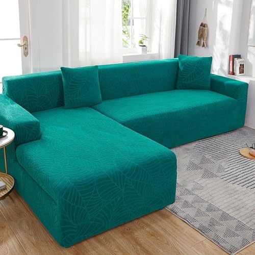 NEYTIIR Sofa-Schonbezug for Eck-L-Form, Wasserdichter Sofabezug, rutschfeste Sofa-Sitzkissenbezüge Mit Elastischen Bändern, Universeller Waschbarer Samtschutz(D,1 POSTI) von NEYTIIR