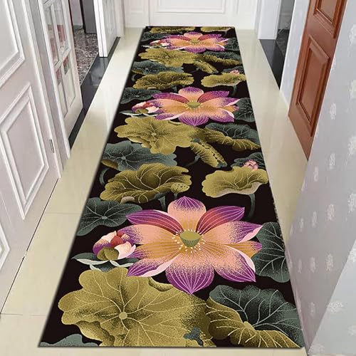 NEYTIIR rutschfest Kücheläufer-Tradition Teppichläufer Polyester Küchenläufer Flurteppich rutschfeste Waschbar Korridor Strapazierfähig Schmutzfangmatte Eingangsbereich(C,100X160cm) von NEYTIIR