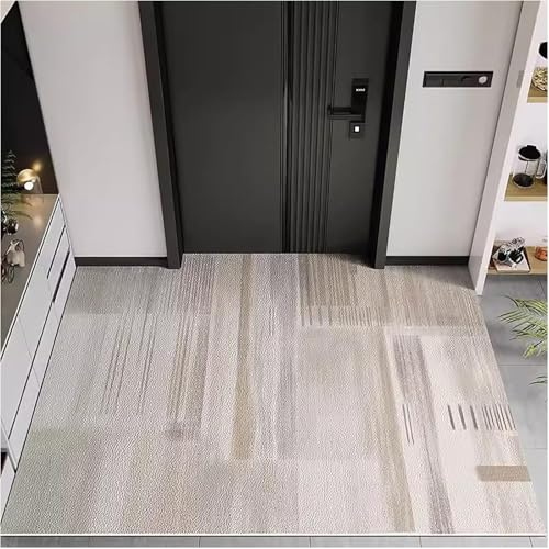 NEYTIIR rutschfeste PVC-Fußmatte, Wasserdicht Und Leicht Zu Reinigen, Ultradünn, Willkommensmatte Für Den Innen- Und Außenbereich, Flaches Profil, Fußmatte Für Küche, Bad(C,120x140cm/47.24x55.12in) von NEYTIIR