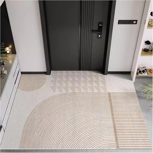 NEYTIIR rutschfeste PVC-Fußmatte, Wasserdicht Und Leicht Zu Reinigen, Ultradünn, Willkommensmatte Für Den Innen- Und Außenbereich, Flaches Profil, Fußmatte Für Küche, Bad(F,100x120cm/39.37x47.24in) von NEYTIIR