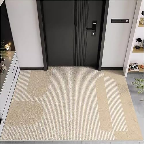 NEYTIIR rutschfeste PVC-Fußmatte, Wasserdicht Und Leicht Zu Reinigen, Ultradünn, Willkommensmatte Für Den Innen- Und Außenbereich, Flaches Profil, Fußmatte Für Küche, Bad(I,140x200cm/55.12x78.74in) von NEYTIIR