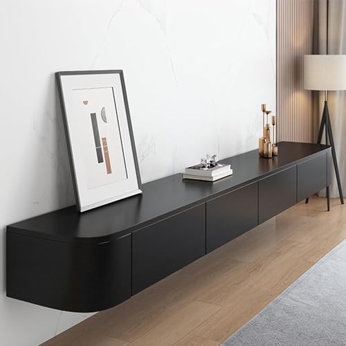 Schwebender TV-Ständer, An Der Wand Montierter TV-Schrank, TV-Ständer Mit Tür, Media Console Center, Großes TV-Regal for Wohnzimmer/Schlafzimmer(B,240CM) von NEYTIIR