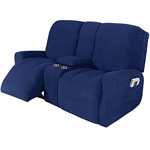 Sofabezug, Schonbezug for Liegesofa, Mit Getränkehaltern – Möbelschutzbezug for 2-3-Sitzer-Liegesofa Mit Konsole(K,2 Seater) von NEYTIIR