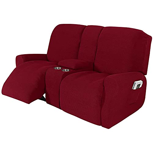 Sofabezug, Schonbezug for Liegesofa, Mit Getränkehaltern – Möbelschutzbezug for 2-3-Sitzer-Liegesofa Mit Konsole(N,2 Seater) von NEYTIIR