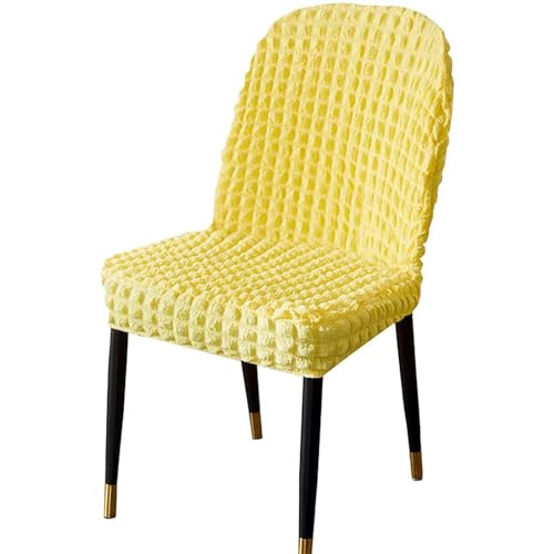 Stretch-Stuhlbezug Mit Gebogener Rückenlehne, Stretch-Stuhlbezüge for Esszimmerstühle, Abnehmbarer Akzentstuhlbezug, Einfache Installation(A,1pack) von NEYTIIR