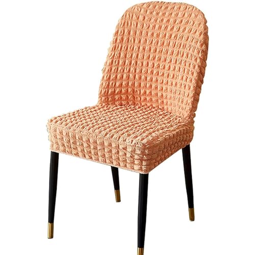 Stretch-Stuhlbezug Mit Gebogener Rückenlehne, Stretch-Stuhlbezüge for Esszimmerstühle, Abnehmbarer Akzentstuhlbezug, Einfache Installation(B,1pack) von NEYTIIR