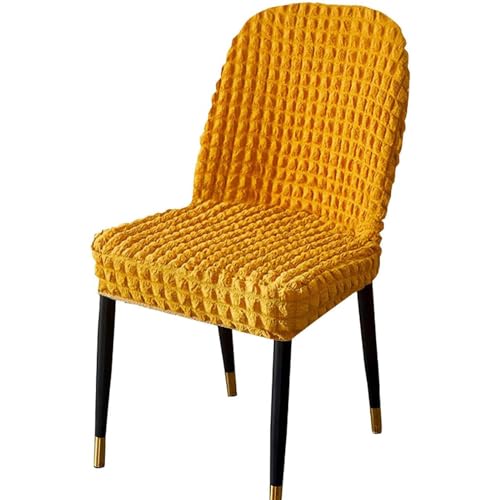 Stretch-Stuhlbezug Mit Gebogener Rückenlehne, Stretch-Stuhlbezüge for Esszimmerstühle, Abnehmbarer Akzentstuhlbezug, Einfache Installation(C,1pack) von NEYTIIR