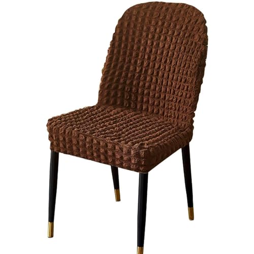Stretch-Stuhlbezug Mit Gebogener Rückenlehne, Stretch-Stuhlbezüge for Esszimmerstühle, Abnehmbarer Akzentstuhlbezug, Einfache Installation(F,1pack) von NEYTIIR